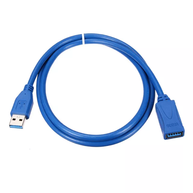 3Ft 1M USB 3.0 A Male Plug to Female Super Speed Extension Cable for PC R2B8 3