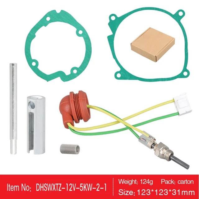 Car 12V Air Diesel Gasket Ceramic Glow Plug Part For Chinese Diesel Heater 5-8KW