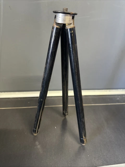 TRÉPIED ANCIEN EXTENSIBLE en bois pour appareil photo photographie vintage + ... EUR 103,21