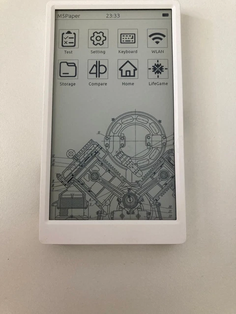 M5 STACK M5PAPER (ESP32, Wi-Fi, Touch E-Ink Display) Like New EUR 15,00 ...