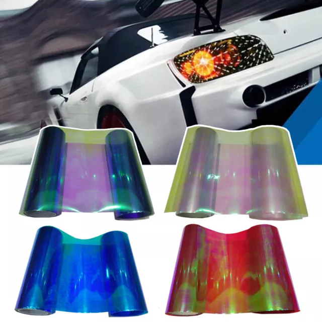 Car Headlight Taillight Fog Light Tint Stickers Film Wrap Protector Accessories