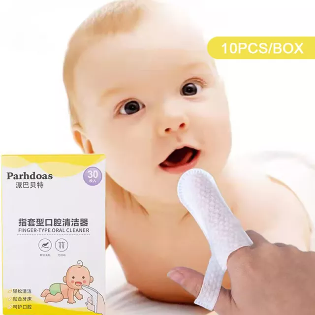 30Pcs Baby Tongue Cleaner, Baby Toothbrush, Disposable Baby Mouth Clea-wa