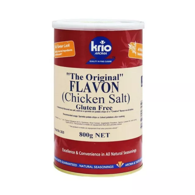 CHICKEN SALT by KRIO KRUSH FLAVON ORIGINAL 800g - FREE POST