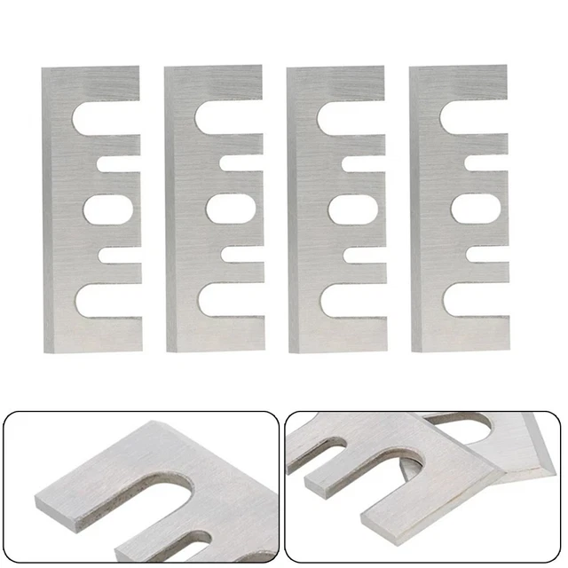Accesorios cuchilla cepilladora cuchillo repuesto HSS carpintería taller 4 piezas