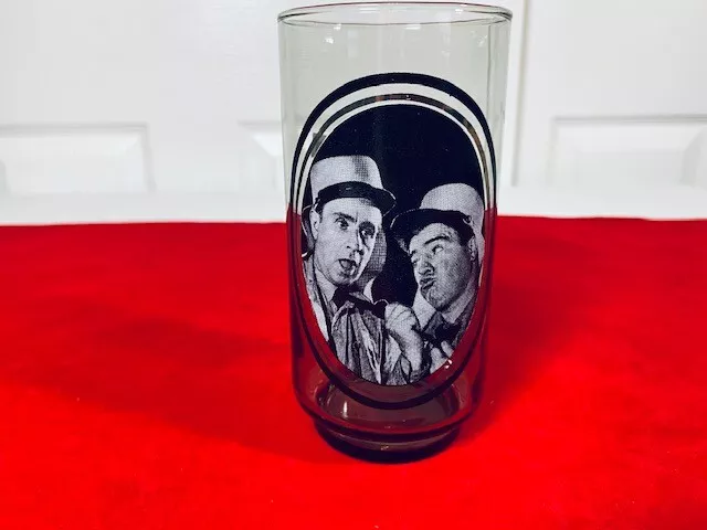 Abbott & Costello Actor Glass Cup Tumbler 1979 Arby's Collector Series