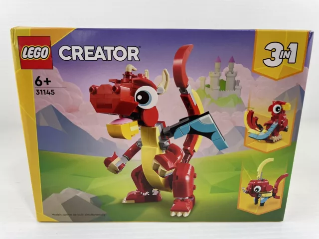 LEGO 31145 Red Dragon - Creator 3in1 - Sealed NEW - 6+