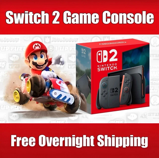 NINTENDO SWITCH 2 + Mario Kart World Bundle - CONFIRMED IN HAND SHIPS ...