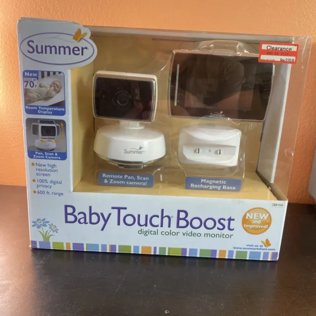 Summer Baby Touch Boost Digital Color Video Monitor W/ Camera, 28810A