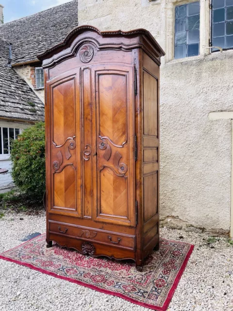 18th C Cherrywood Armoire - #8143