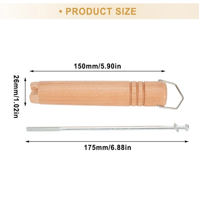 Pan-Pot Cookware Handle/Saucepan Replacement Tool Wok Wooden Handle-Universal