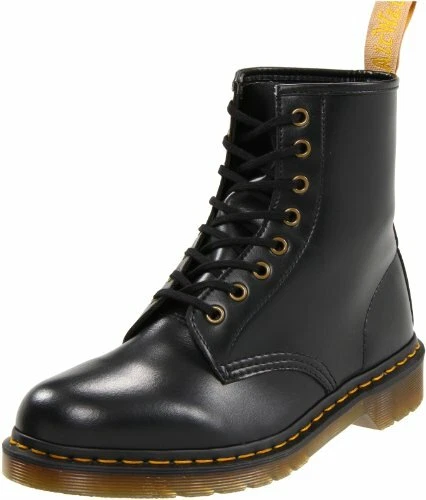 Dr.Martens - Chaussures De Femme Végétalien Noir 1460 Felix Rub Off