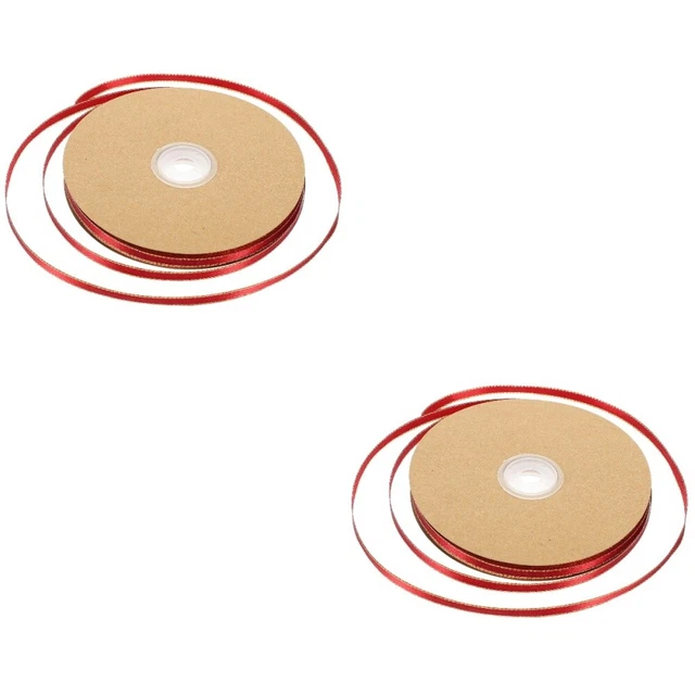 2x 1 rollwreath decor e Polyester Verpackung Band Diy Handwerk Band Handwerk Ban