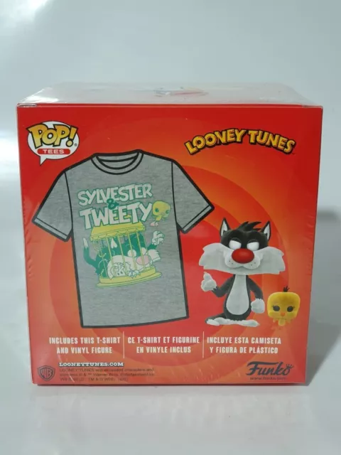 Funko POP! Looney Tunes Box Set Sylvester Tweety and T-shirt L  (UR)