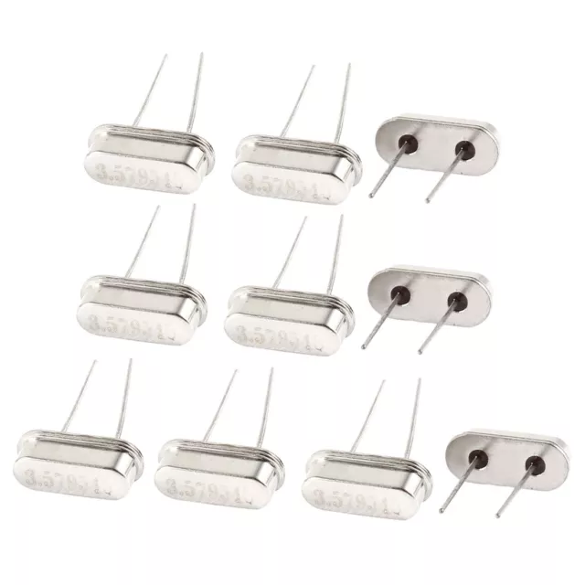 10 x HC-49S DIP Mount Quartz Crystal Oscillator 3.579MHz 3.579M Hz