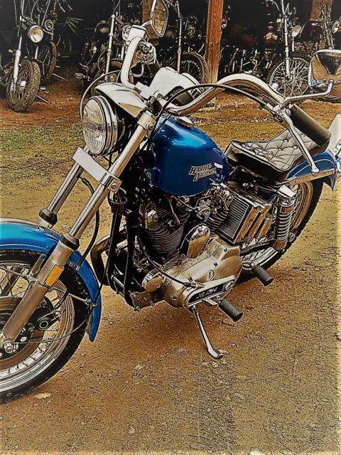 Harley Davidson Classic Original Iron Head Sportster Baujahr 1971