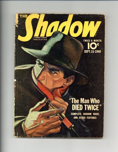 Shadow Pulp Sep 15 1940 GD/VG 3.0