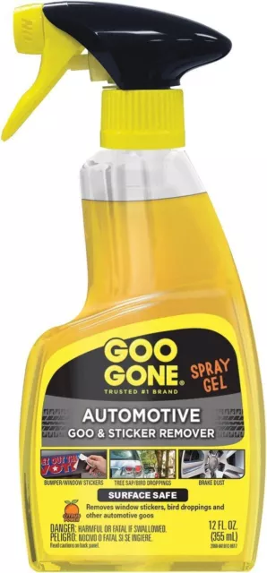 Goo Gone Automotive Cleaner Spray Gel 12oz (355ml) Cleaning Cars inside and Out