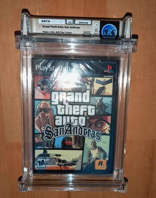 Grand Theft Auto San Andreas PS2 WATA 9.4 A++ Graded Sealed