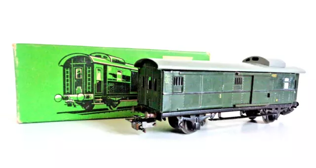 marklin 4003 in IMBALLO ORIGINALE vagone bagagli vagone H0 1:87 vagone ferrovie dello Stato verde