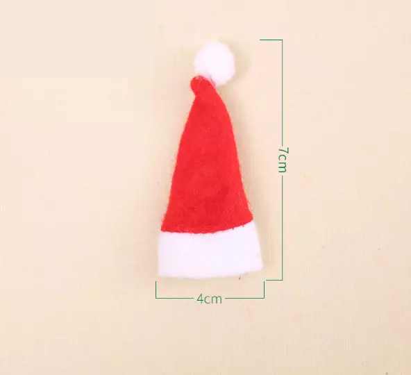 1 lot de 10 Bonnets de Noël pour Sucettes Neufs 3