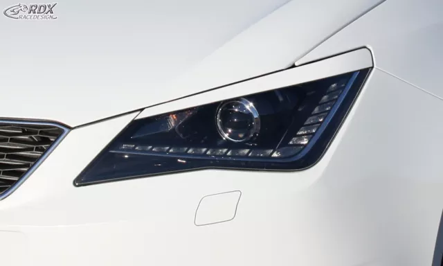 RDX Scheinwerferblenden für SEAT Ibiza 6J incl SC ST Böser Blick Blenden Spoiler