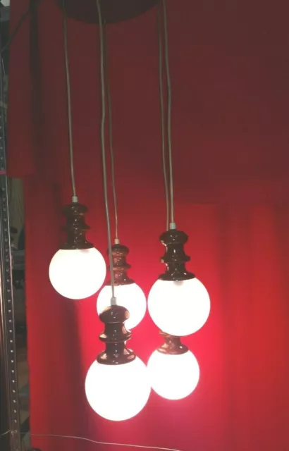 Lampadario stile Stilnovo Arteluce design anni 50 Vintage chandelier lamp Lustre