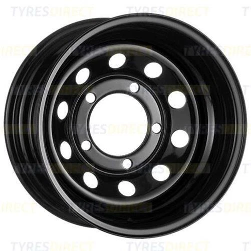 X4 17X9 BLACK MODULAR STEEL WHEELS 5x165.1 ET-32 LAND ROVER DEFENDER £ ...