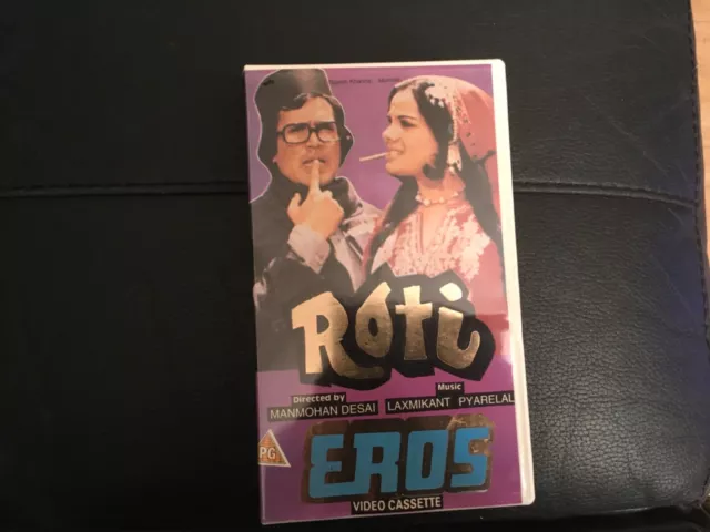 Roti Bollywood VHS tape Rajesh Khanna, Mumtaz rare VHS tape