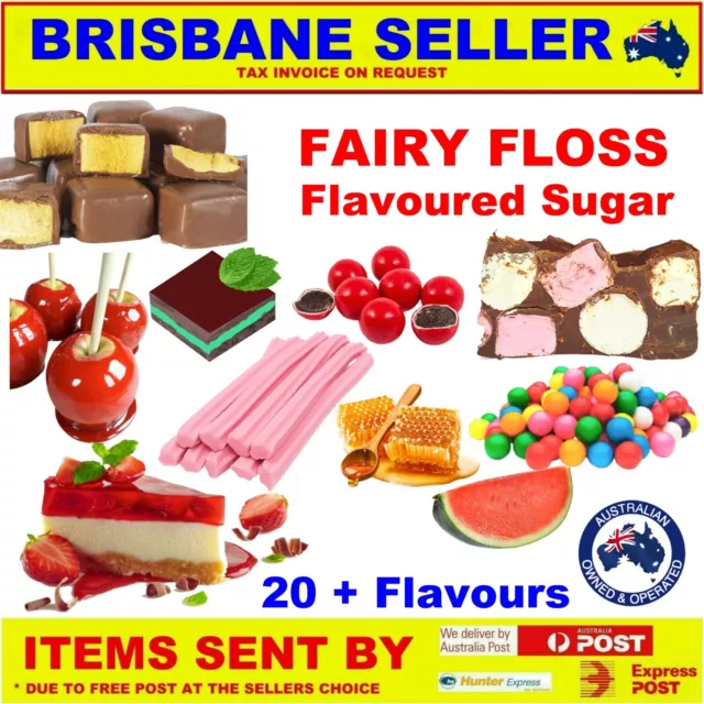 Fairy Floss Sugar 40 Favoured Flavours To Too Choose Premium Australian Made