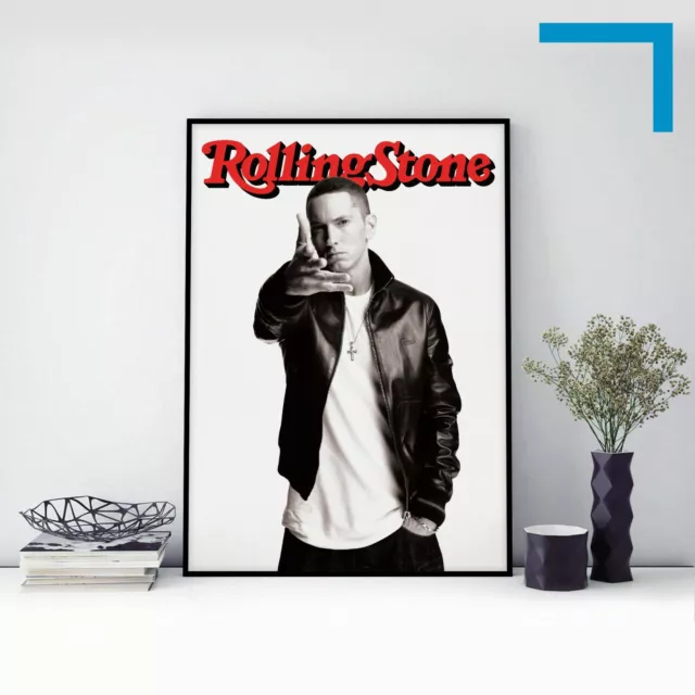 Rolling Stone Eminem Poster Wall Art Photo Print 16x24, 20x30, 24x36