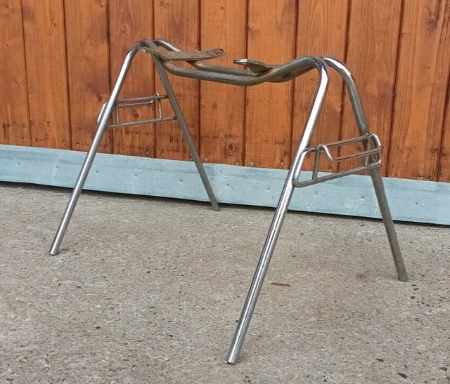 Impilare Sedia Montatura 70er Stacking Base 70s Cromo 1/7