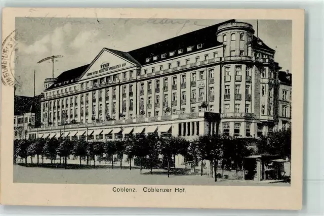 10659610 - 5400 Koblenz Hotel Coblenzer Hof Koblenz Stadtkreis 1926