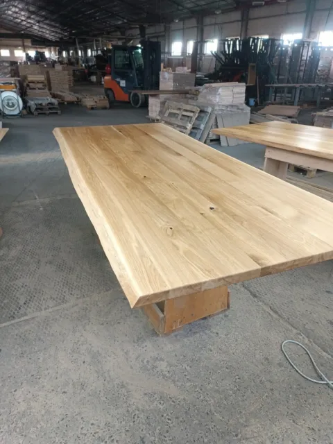 Solid Oak Wood Table Top 3