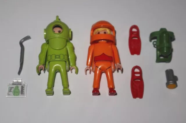 Playmobil Figurine Lot 2 Personnage Scooby-Doo Plongeur Capitaine Cutler + Fred