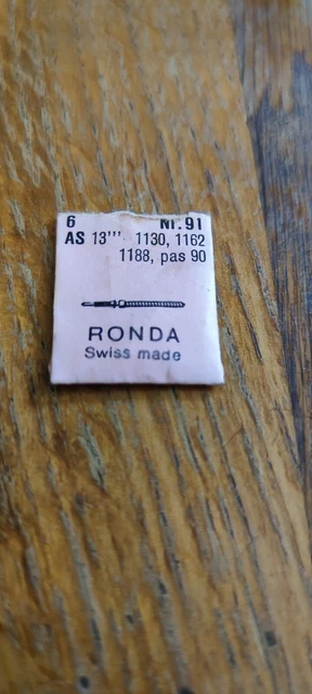 Tige De Remontoir Pour Montre ETA 10 1/2 – Référence 2390/2409/Ronda N.917, Acier Inoxydable, Neuf