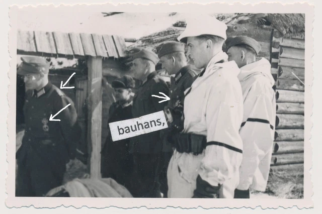 Wehrmacht, Offiziere, Orden, Wintertarn, camo 2.WK  (2725a)