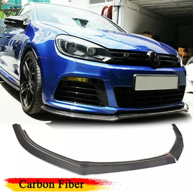 Carbon Frontlippe für VW Golf 6 VI R20 2010-13 Frontspoiler Frontansatz Spoiler