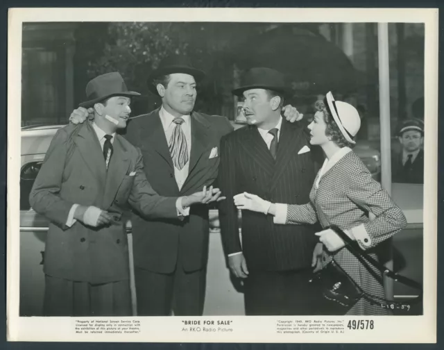 Bride For Sale ’49 CLAUDETTE COLBERT ROBERT YOUNG MAX BAER GEORGE BRENT
