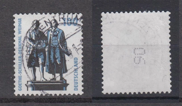 Bund 1934 RM mit senkrechter gerader neuer Nummer SWK 100 Pf gestempelt /2