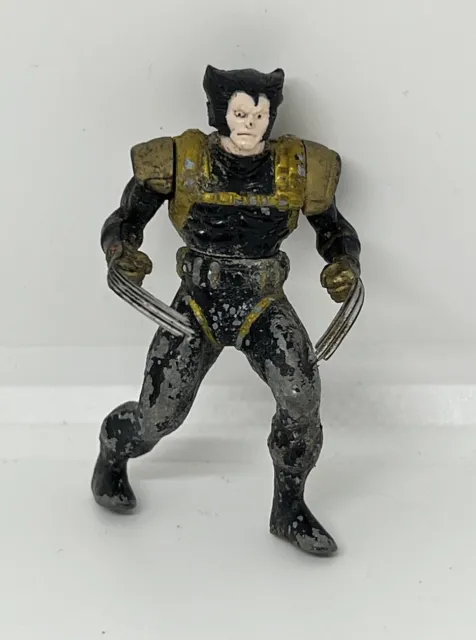 X-Men Steel Mutants Spy Wolverine Loose Diecast Action Figure Toy Biz 1994