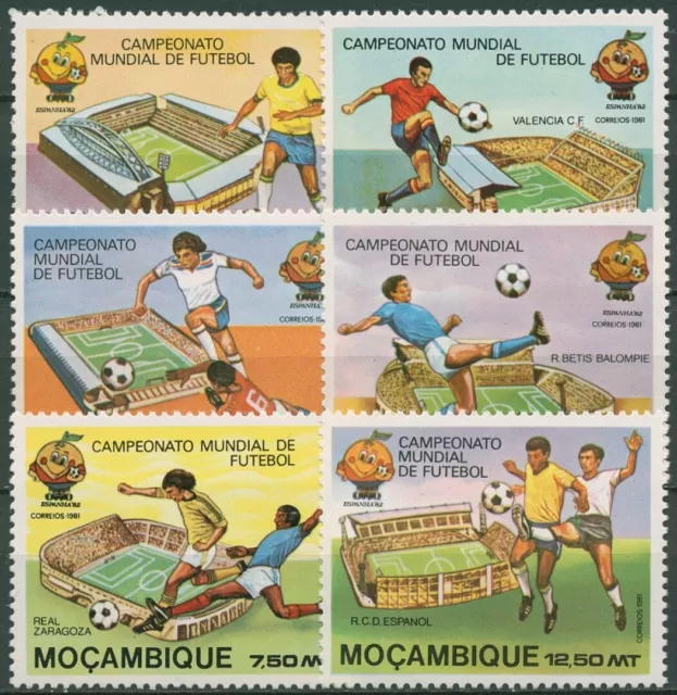 Mocambique 1981 Fußball-WM in Spanien Stadien 788/93 A postfrisch