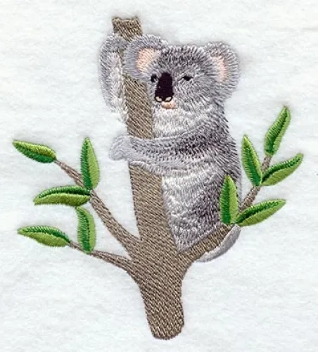 Embroidered Fleece Jacket - Koala M1947 Sizes S - XXL
