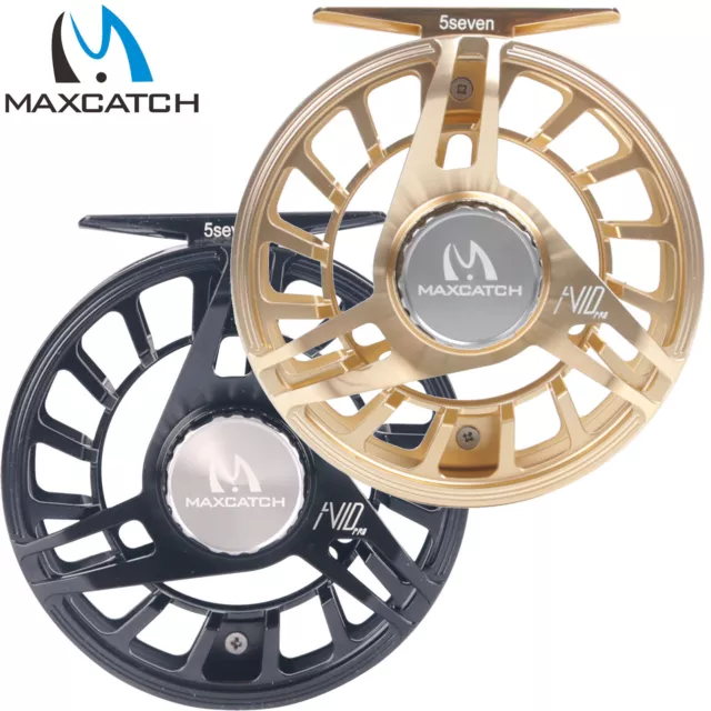 MAXCATCH AUTOMATIC FLY Fishing Reel Super Light CNC-Machined Aluminum Body  £131.50 - PicClick UK