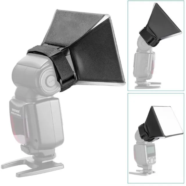 Diffusore softbox flash fotografico portatile mini luce velocità 10x13 cm