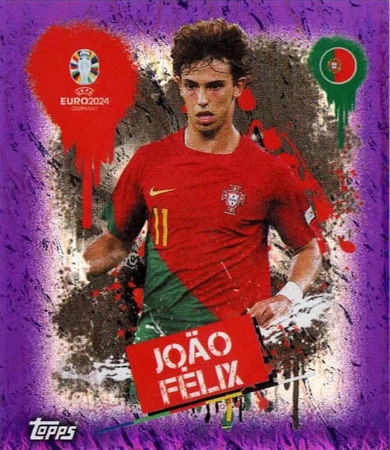 TOPPS EURO 2024 Sticker Purple POR3 João Felix £0.84 - PicClick UK