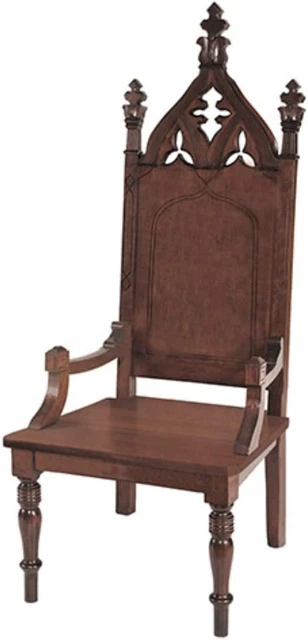 Robert Smith Cathedral Collection Eastern Maple Wood Celebrant Chair, 67 Inch