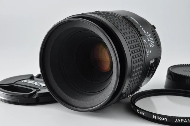 Top Mint Nikon AF Micro Nikkor 60mm f2.8D Lens with Filter from Japan