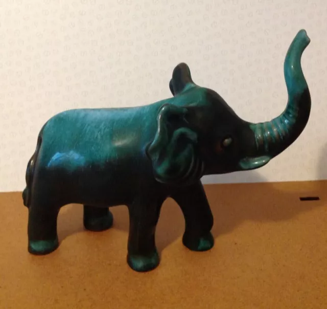 Large Canadian Blue Mountain Pottery Elephant