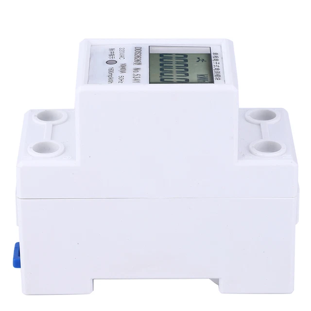 DDS2626 2P Single Phase Electronic Energy Meter LCD Display Din Rail KWH Power
