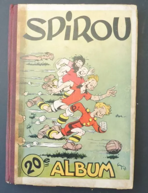 Rare ÉO Recueil n.°20 Album du Journal Spirou 1946 BE+